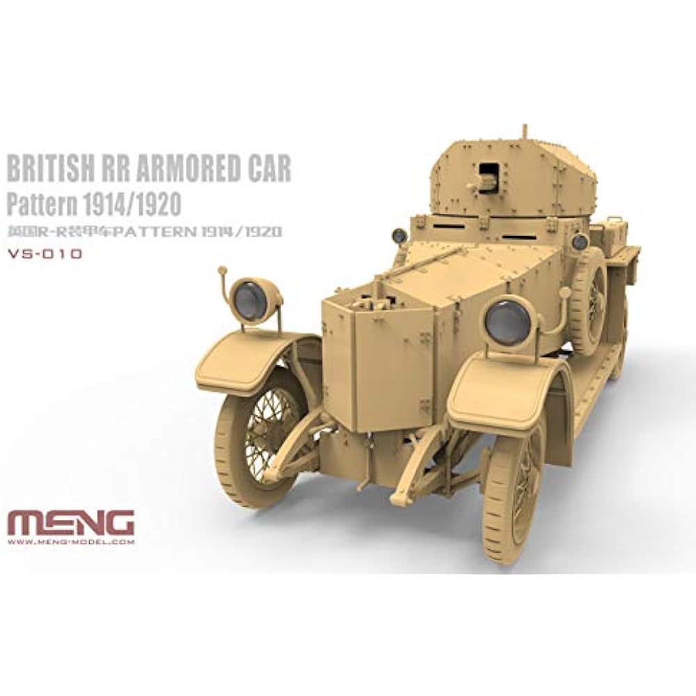 Mont Model 1/35 British Army R-R Armored Car 1914/1920 Model Plastic Model MVS010