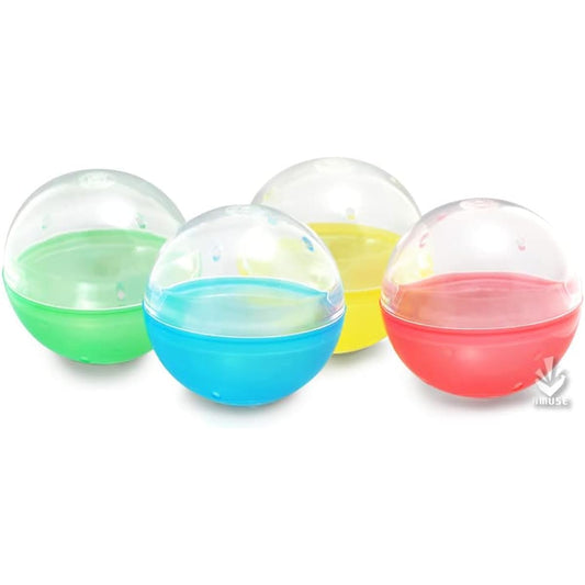 Amuse 75mm empty capsules, large capacity 200 capsules, 4 colors assorted, made in Japan