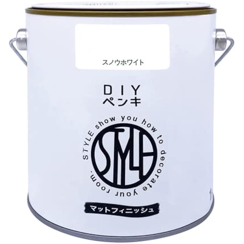 Nippe Paint STYLE DIY Paint 20kg Sky Gray Water-based Matte Indoor Made in Japan 4976124884139