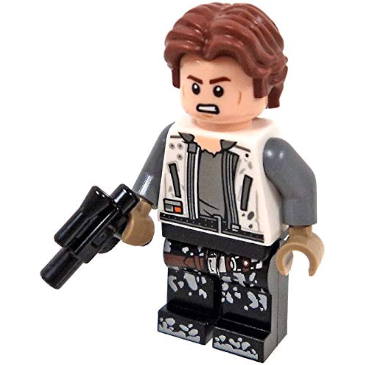 LEGO Solo: A Star Wars Story Minifigure - Han Solo Black and White Dirt Stains (75209)