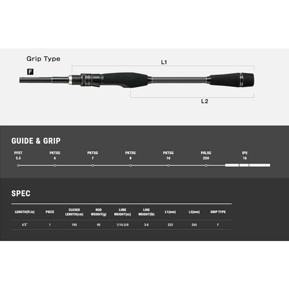 Tailwalk Rod Full Range S63ML