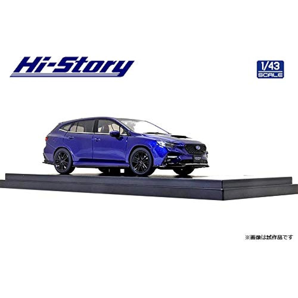Hi Story 1/43 Subaru LEVORG STI Sport (2020) STI Sports Parts Lapis Blue Pearl Finished Product HS333BL