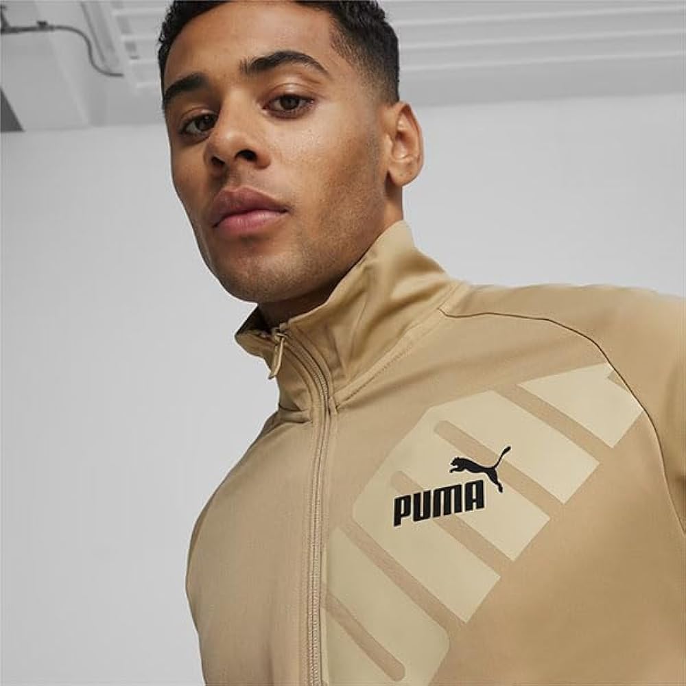 [PUMA] Running Training Top and Bottom Set POWER Poly Tracksuit 681296 Men's