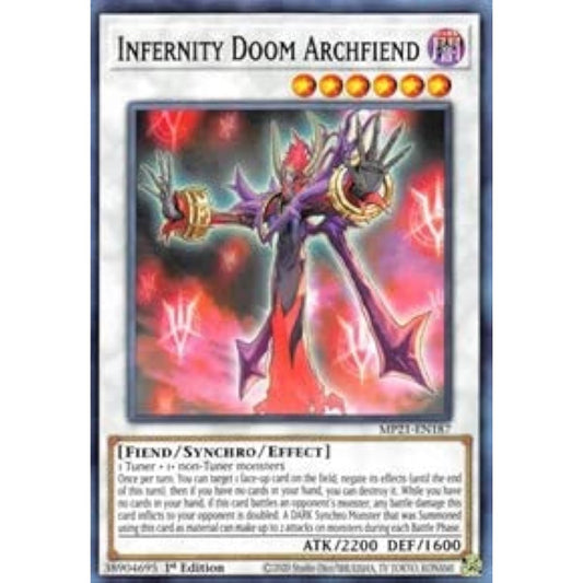 Archdemon of Infernity Doom - MP21-EN187 - Common - 1st Edition.