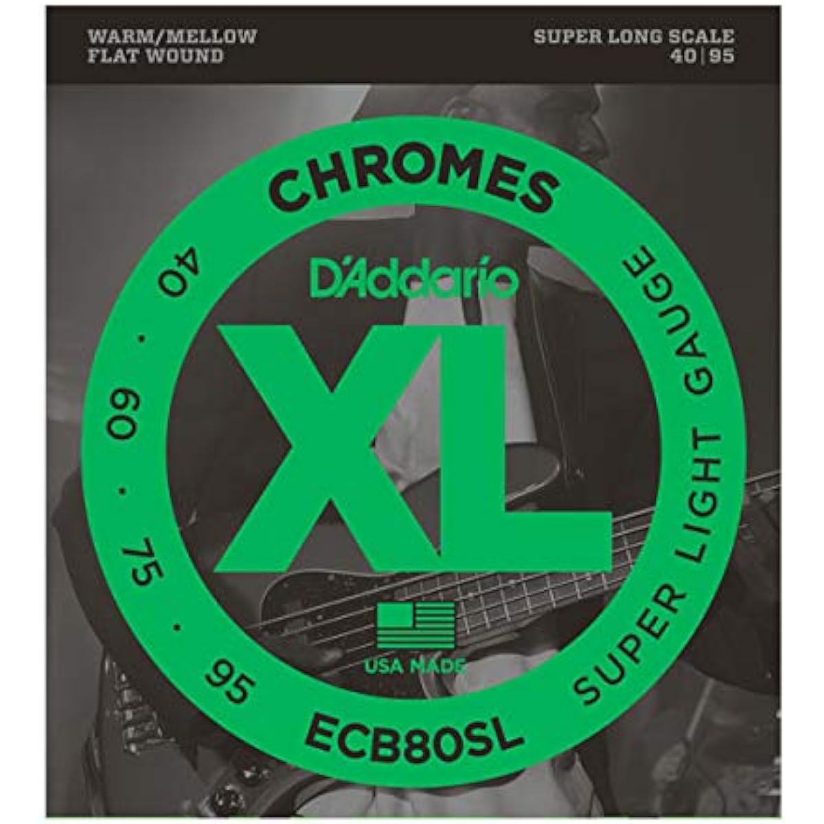 DADDARIO Bass Strings ECB80SL Chromes Bass Light 40-95 SuperLong