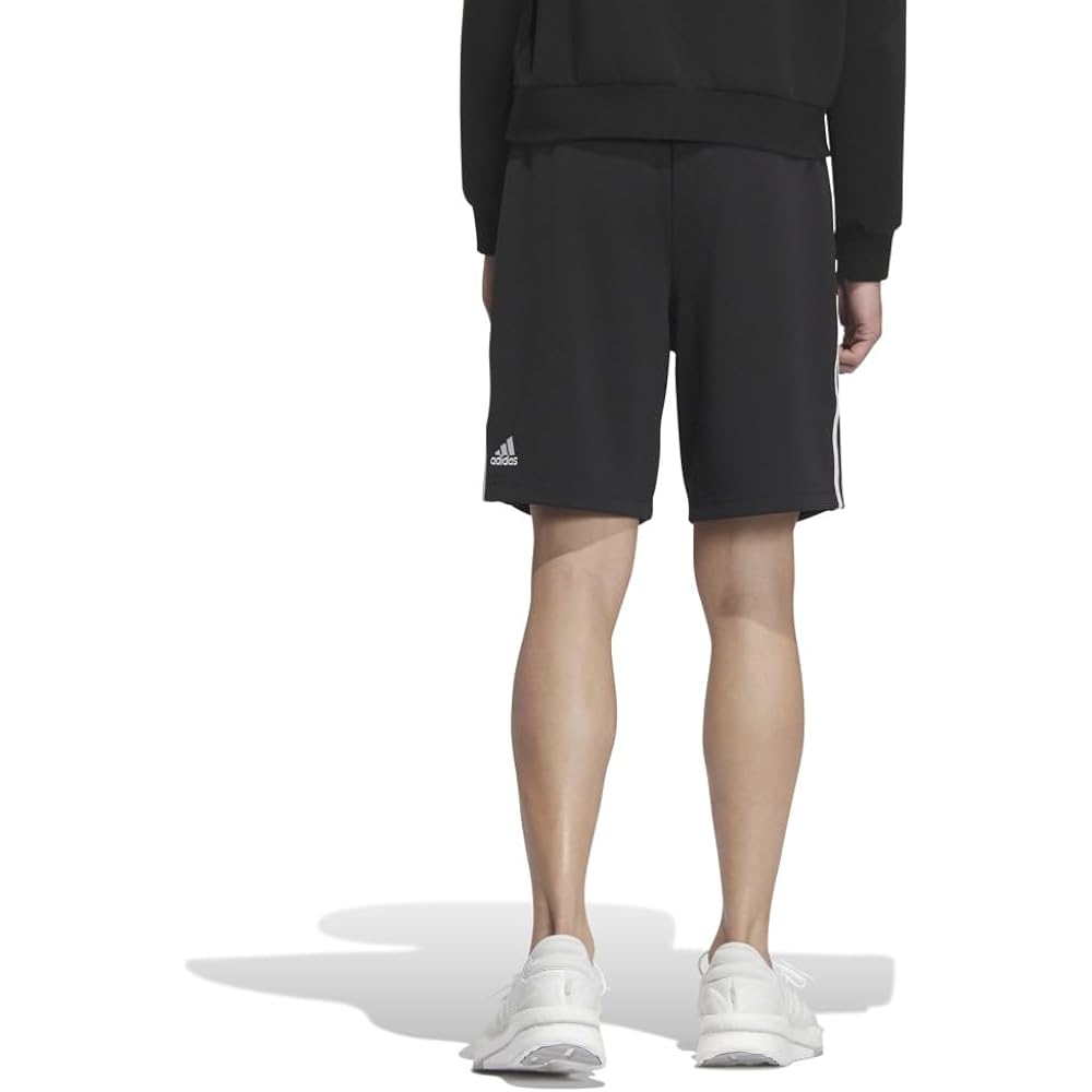 Adidas BXF47 Men's Shorts 3 Stripes Regular Fit Double Knit Shorts
