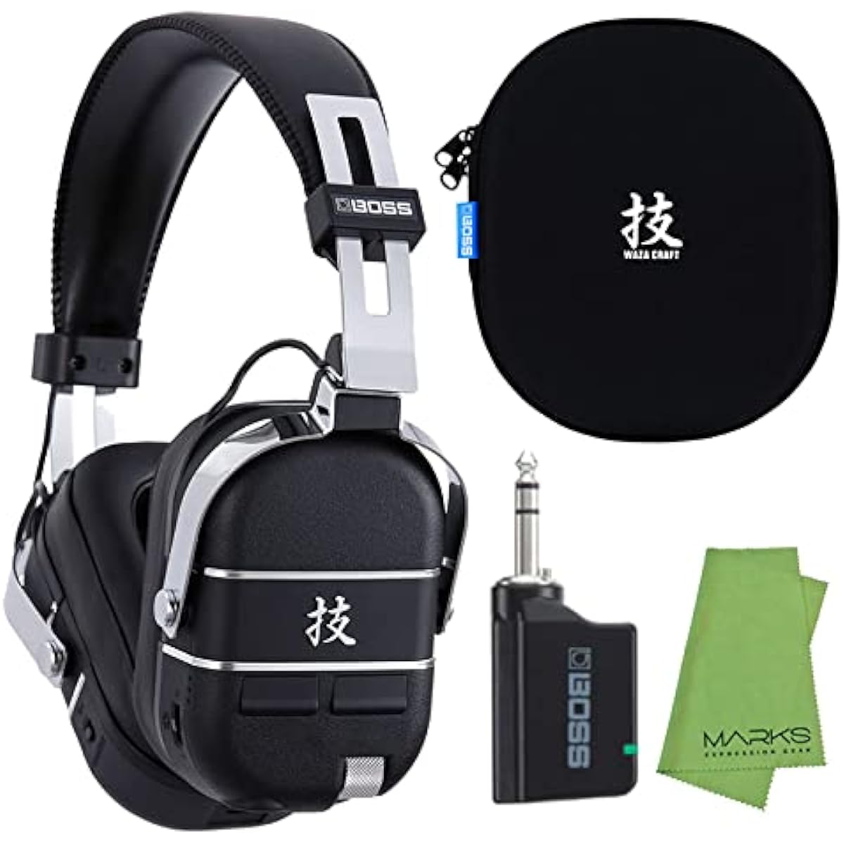 BOSS- Wireless Headphone Guitar Amplifier WAZA-AIR + Carrying Case CB-WZ-AIR Set