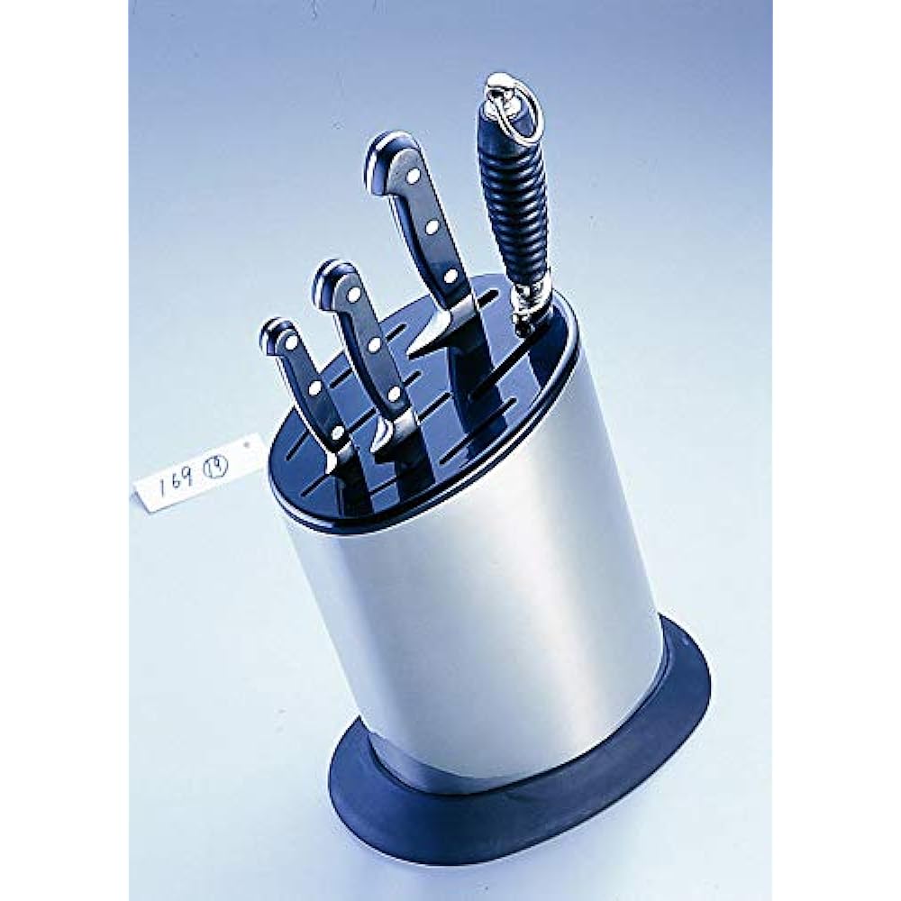 Endo Shoji Commercial TKG Knife Block FK-1000ANI17 Body 18-8 Lid ABS Resin Base Rubber Made in Japan ANI17