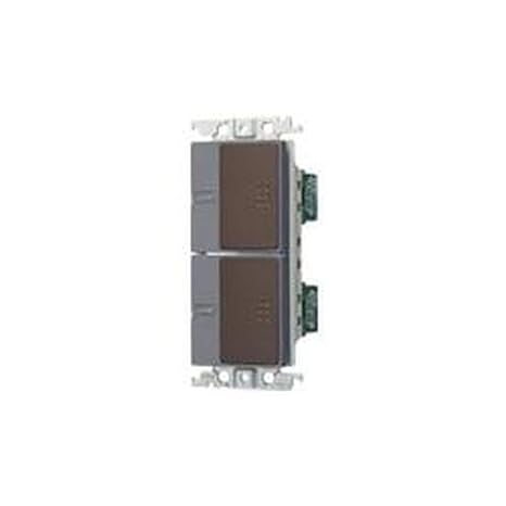Panasonic Round Embedded Pilot Firefly Double Switch C Dark Brown WTT52422A2
