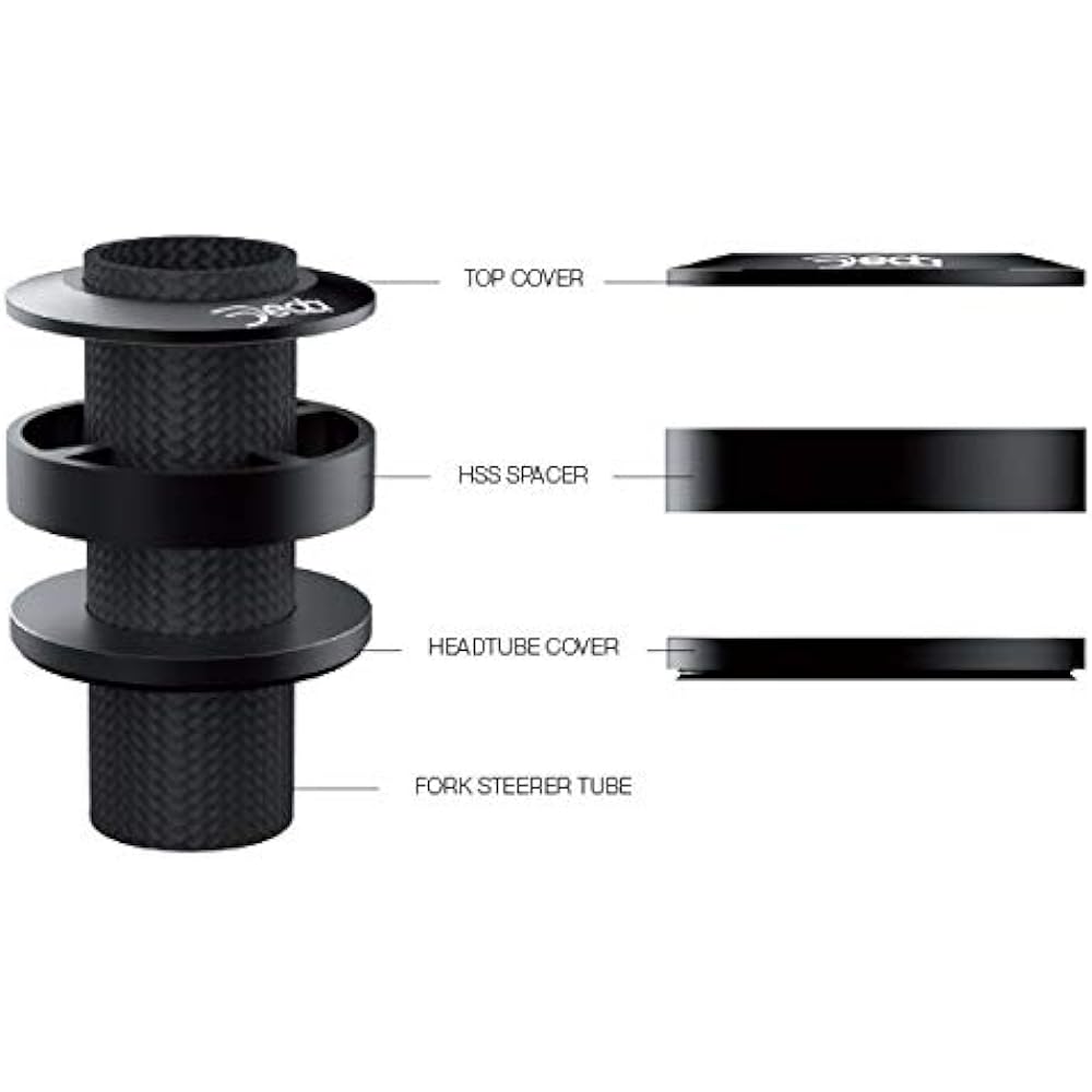 Deda ELEMENTI HSS Aluminum Spacer Kit (3mm/5mm/10mm)