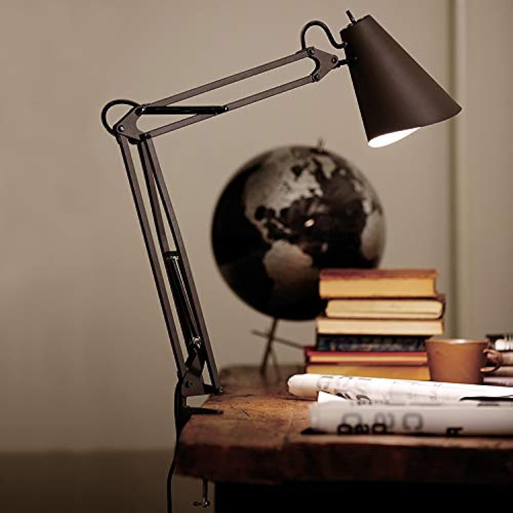 ART WORK STUDIO Snail desk-arm light BK Snail desk arm light Black without bulb AW-0369Z