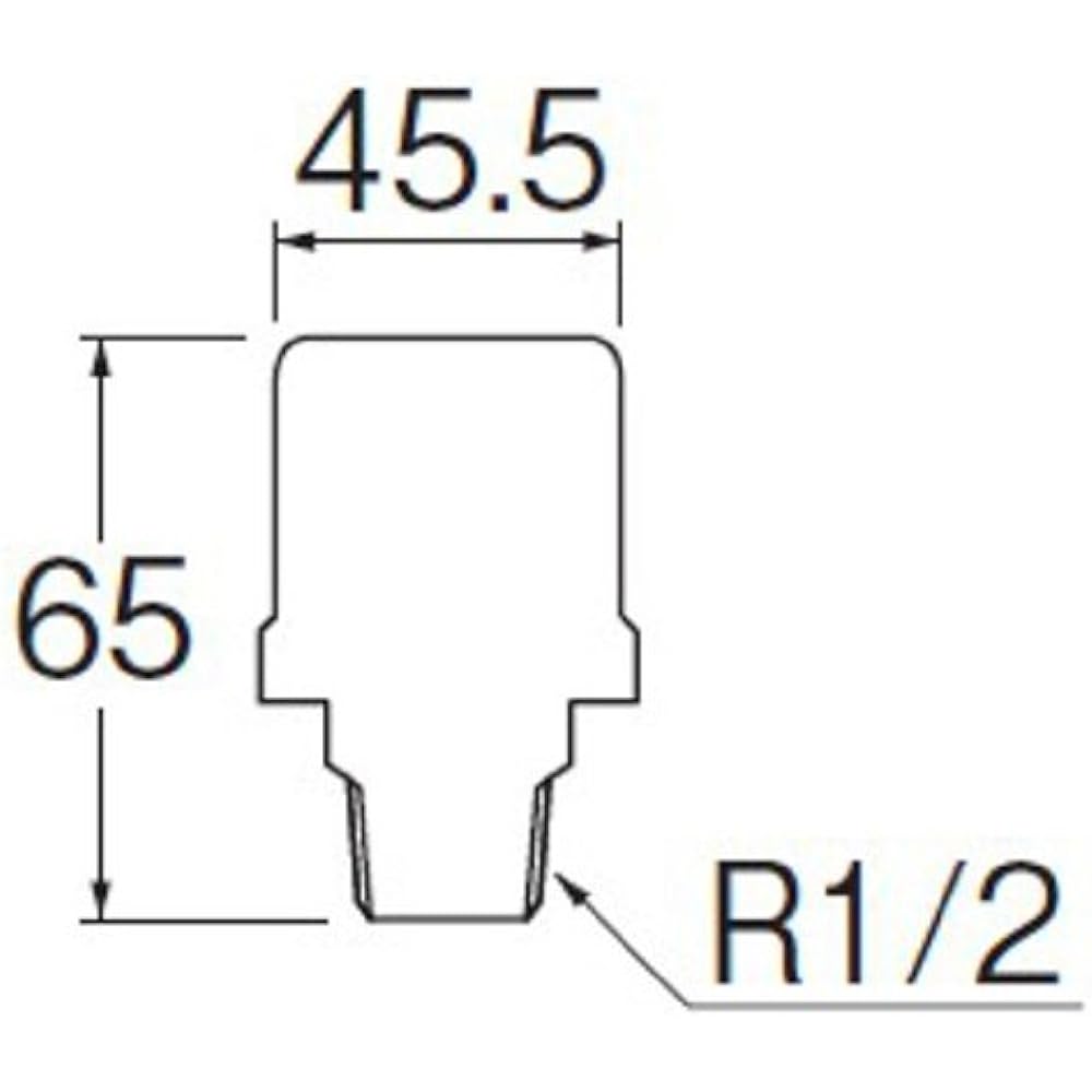 SANEI water hammer reducer Attached to female thread in the middle of piping R1/2 U7311-2-13