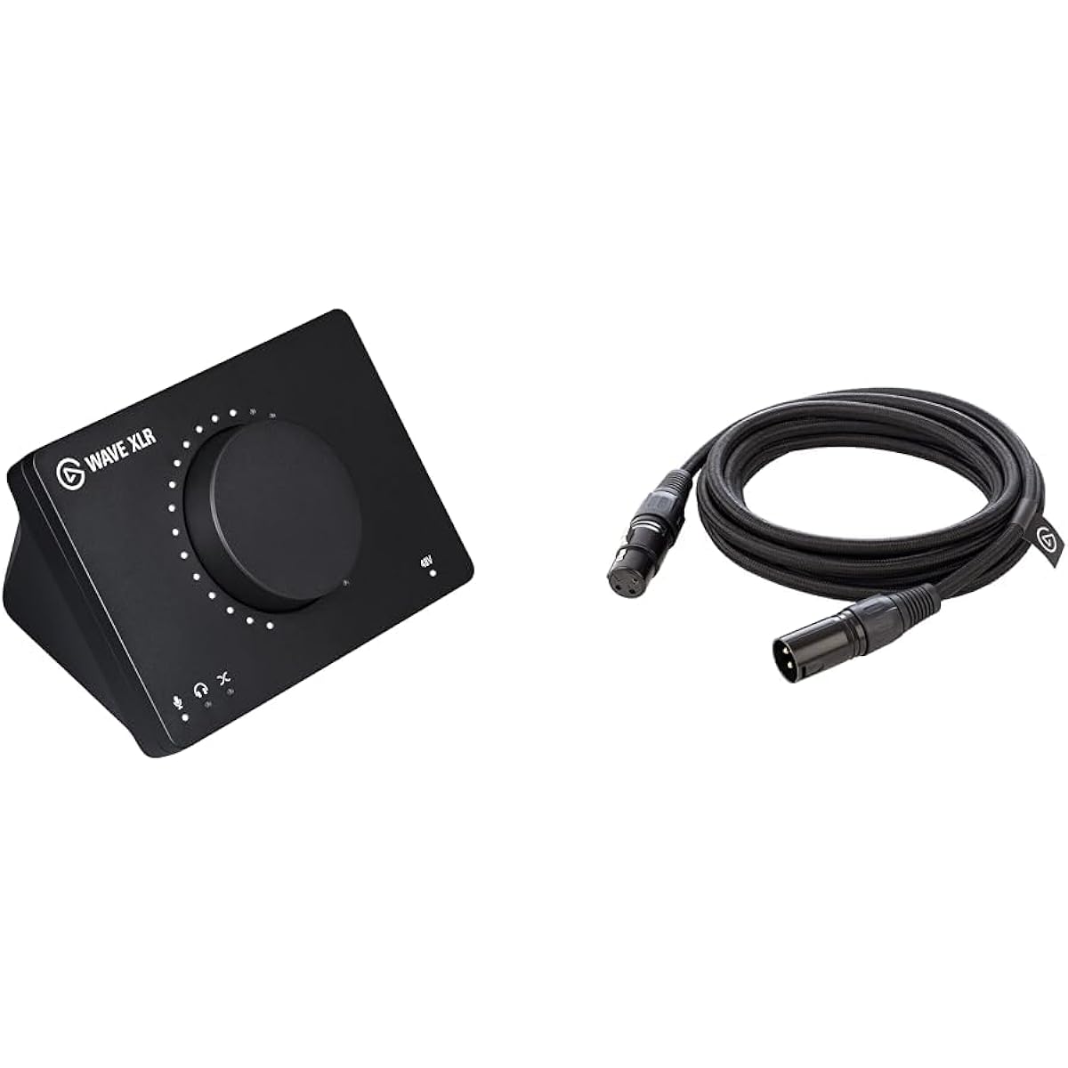 [Bundle Purchase] Elgato XLR Interface Starter Kit - Audio Interface, XLR Cable, Free Digital Mixing Software Bundle for Podcasting, Streaming, and Recording, USB Connection, Dynamic Microphone Plug-in, PC/Mac Compatible