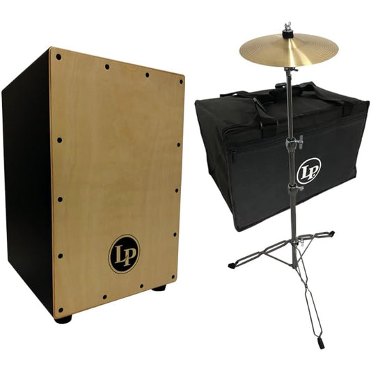 LP Cajon (Festivo Cajon) LP1442-BK-SPL (Black Cajon) Case/Cymbal included