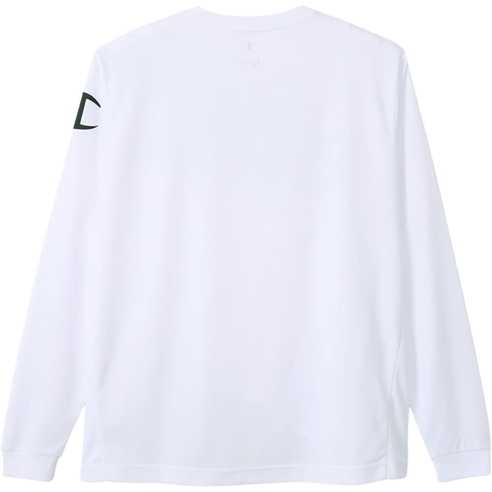 Champion C3-YV411 Men's T-Shirt, Long Sleeve, Round Neck, Antibacterial and Odor Resistant, Quick Drying, One Point Logo, Long Sleeve T-Shirt, Volleyball