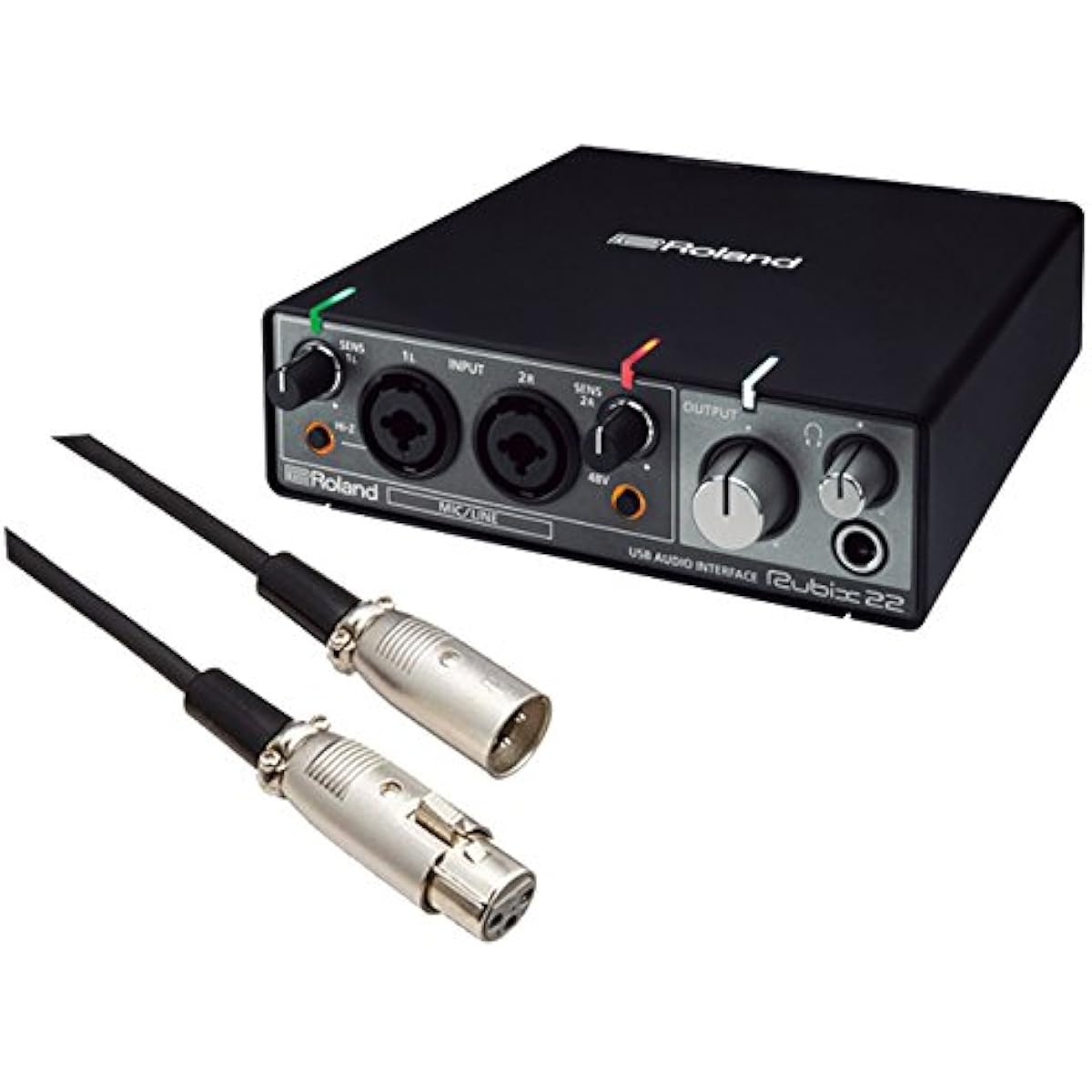 [Cable included] Roland audio interface Rubix22 + ATL458A/3.0 set