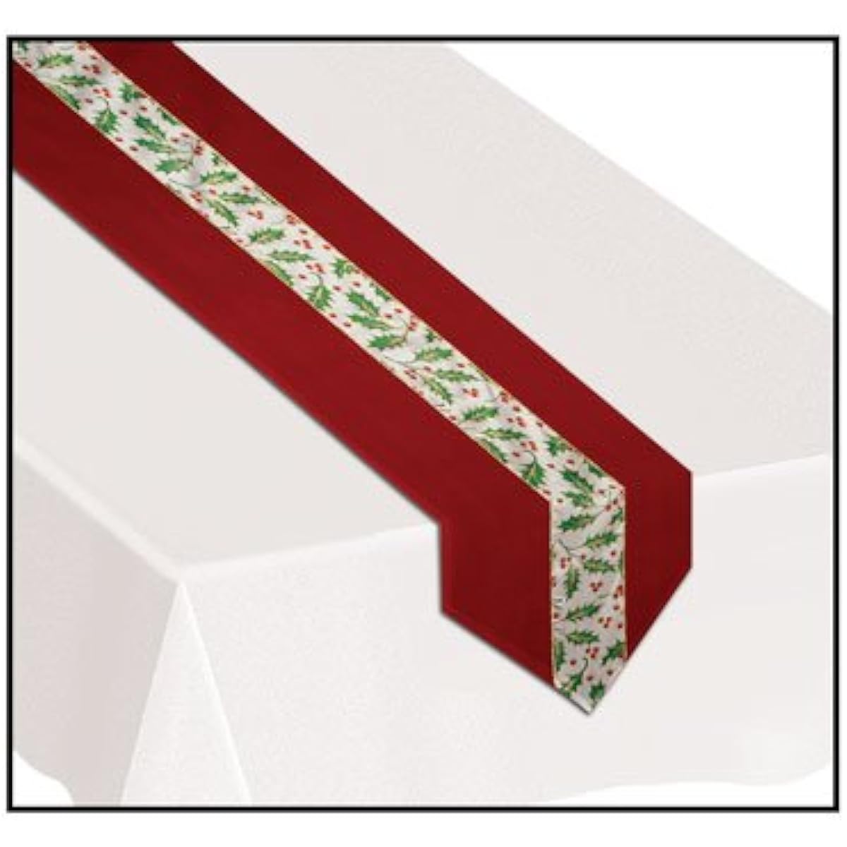 Christmas Holly Fabric Table Runner 20187PK3