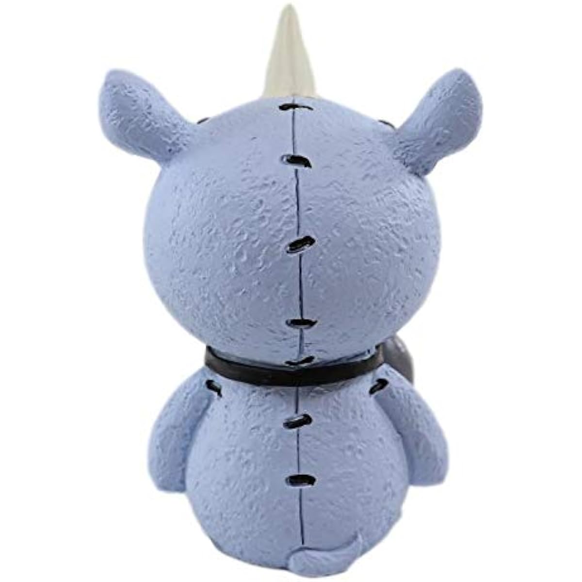 Ebros Squishy Bone Pachydam Safari African Rhino Skeleton Figure 3" Tall Squishy Bone Wild Animal Rhino Animal Costume with Hood Voodoo Skeleton Macabre Collectible Sculpture Decorative Toy