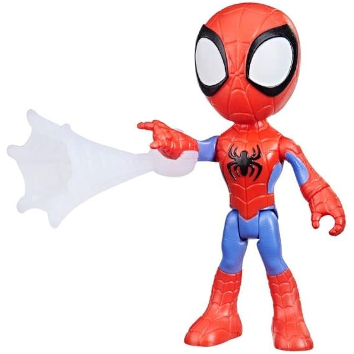 Marvel Spider-Man & Amazing Friends Action Figures Super Heroes + Villains (Choose a Figure) (Spider (4 inch) Black