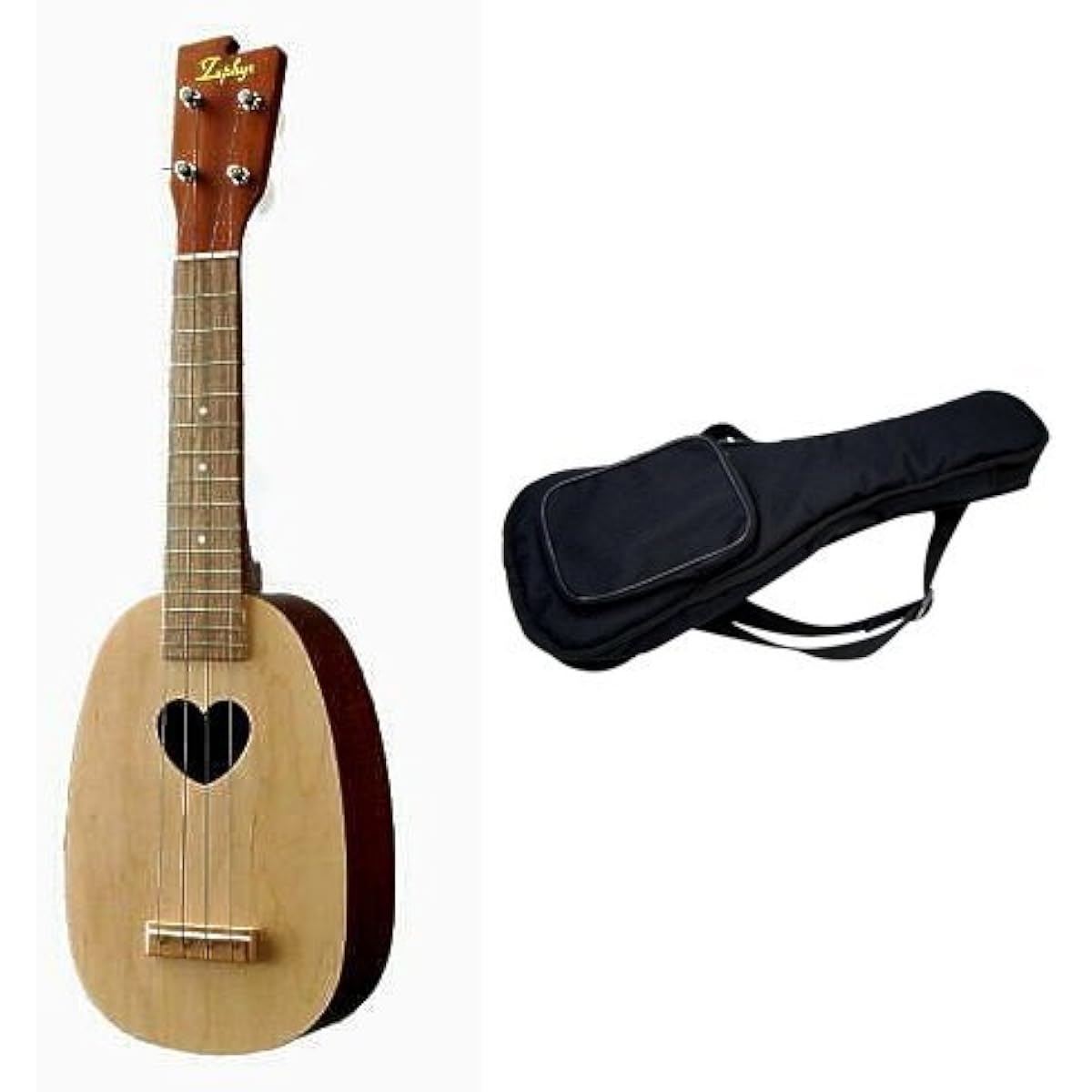[Soft case set] ZEPHYR Ukulele SP-15 Soprano size Heart