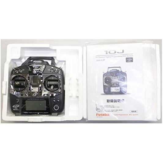 FUTABA 10J Helicopter Transmitter (Battery Type) Mode 1 = Right Throttle Type T-FHSS & S-FHSS Compatible 10JH-TX-MD1