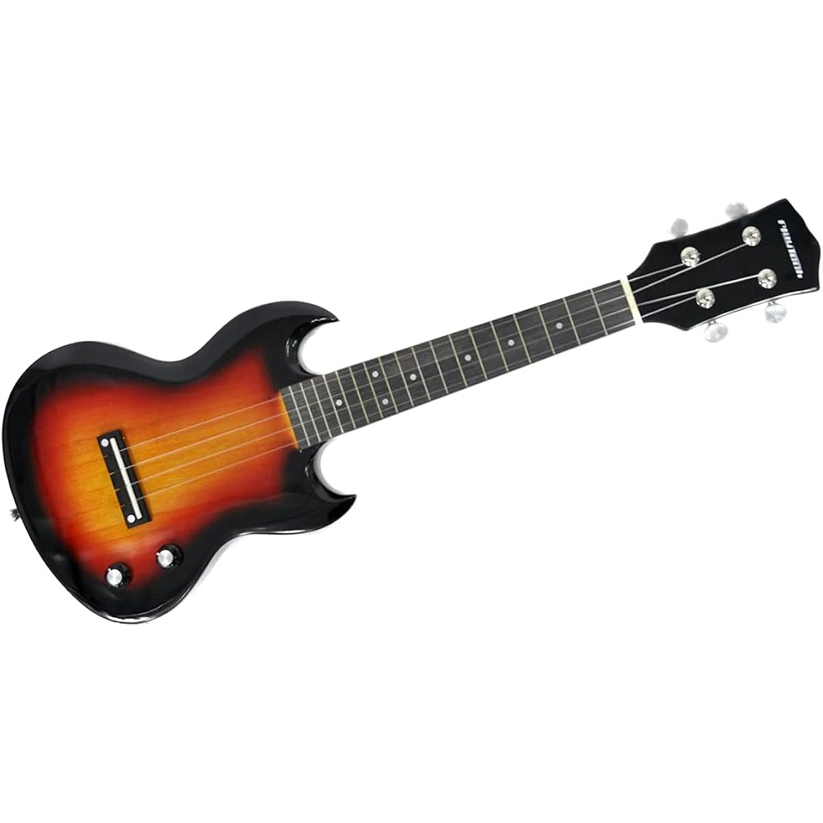 PLAYTECH Electric Ukulele Concert Type Sunburst