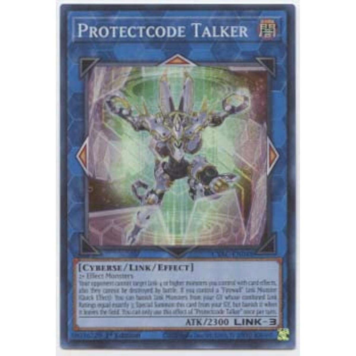 Protectcode Talker - CYAC-EN048 - Super Rare - 1st Edition.