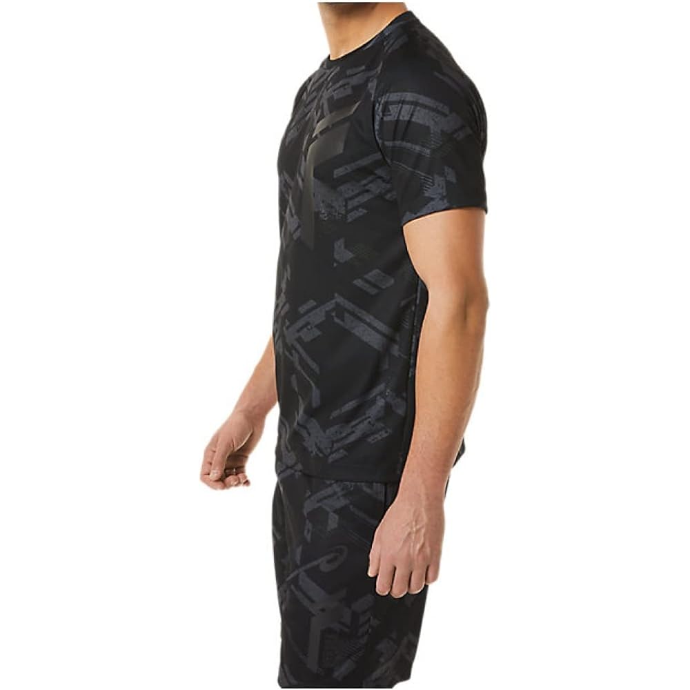 [ASICS] Training Wear LIMO Dry Graphic Short Sleeve Shirt 2031C891 Men's