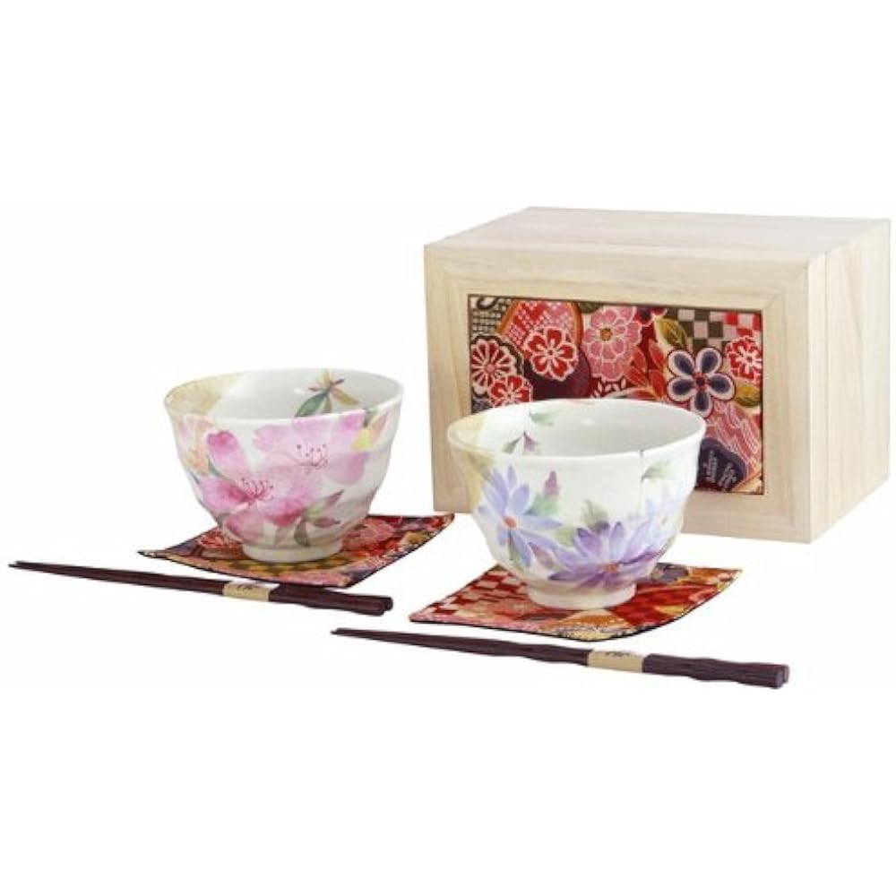 Ceramic Indigo Flower Kaori Sencha with teapot Multicolor Size: Approximately φ9.2 H6.7 02378