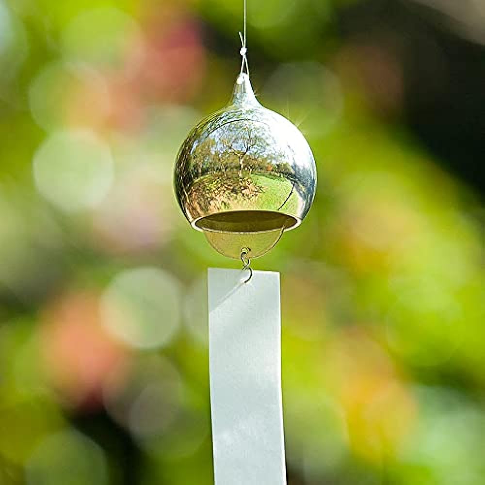 Nousaku wind chime - rin - silver 101231