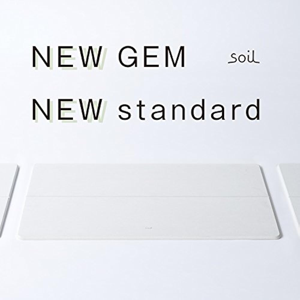 soil GEM vermiculite bath mat [Standard size] diatomaceous earth bath mat