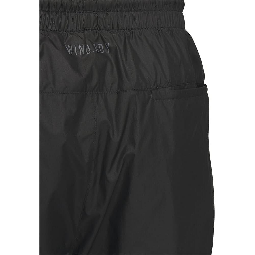 Adidas Jersey Bottom 3 Stripes Loose Fit Tapered Leg Open Hem WIND. RDY Wind Pants IJL71 Men's
