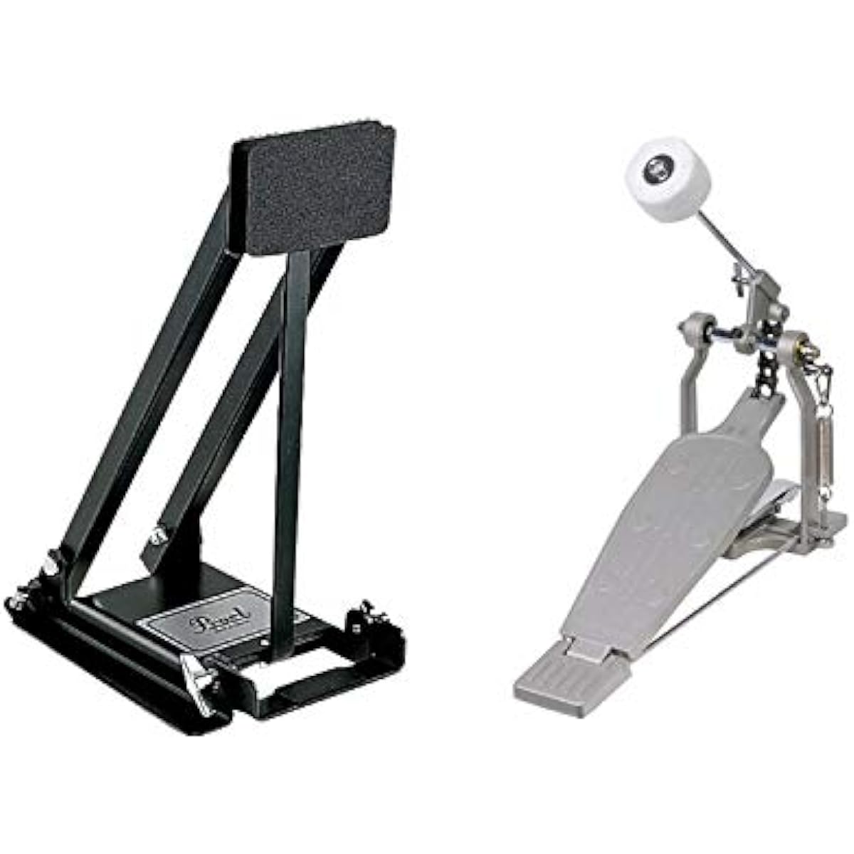 Pearl Training drum pad set (for kick pedal practice) BD-10-SET (with simple kick pedal)
