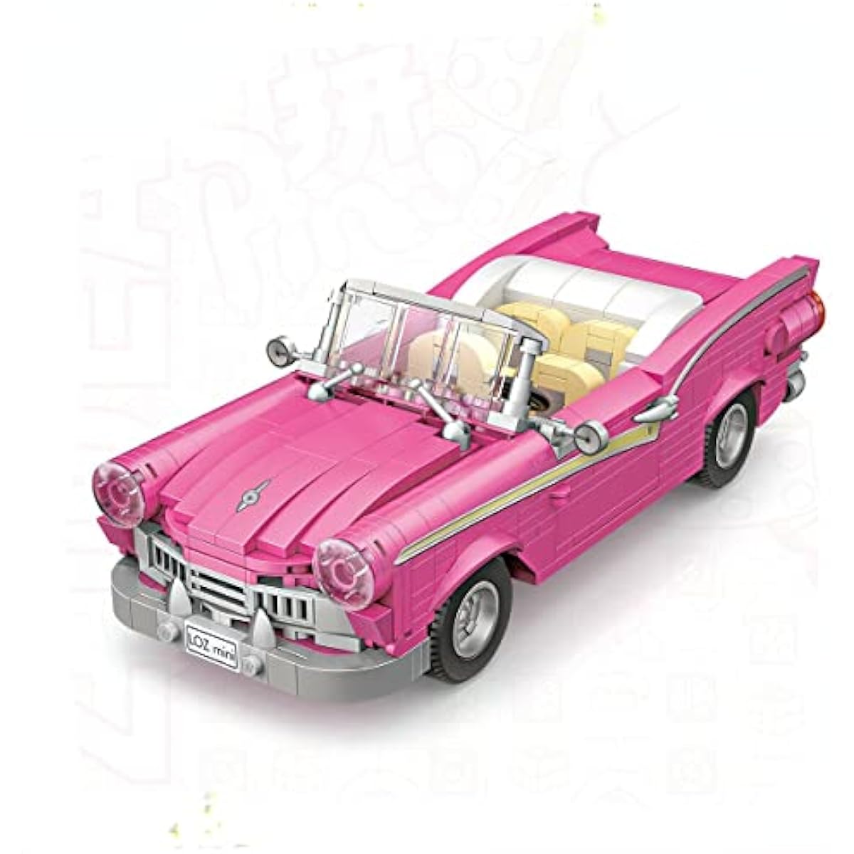 LOZ Mini Building Blocks Radio Gramophone Moto Weeding Car Model Kids Building Blocks Toys Puzzle Girls Gifts (1125)