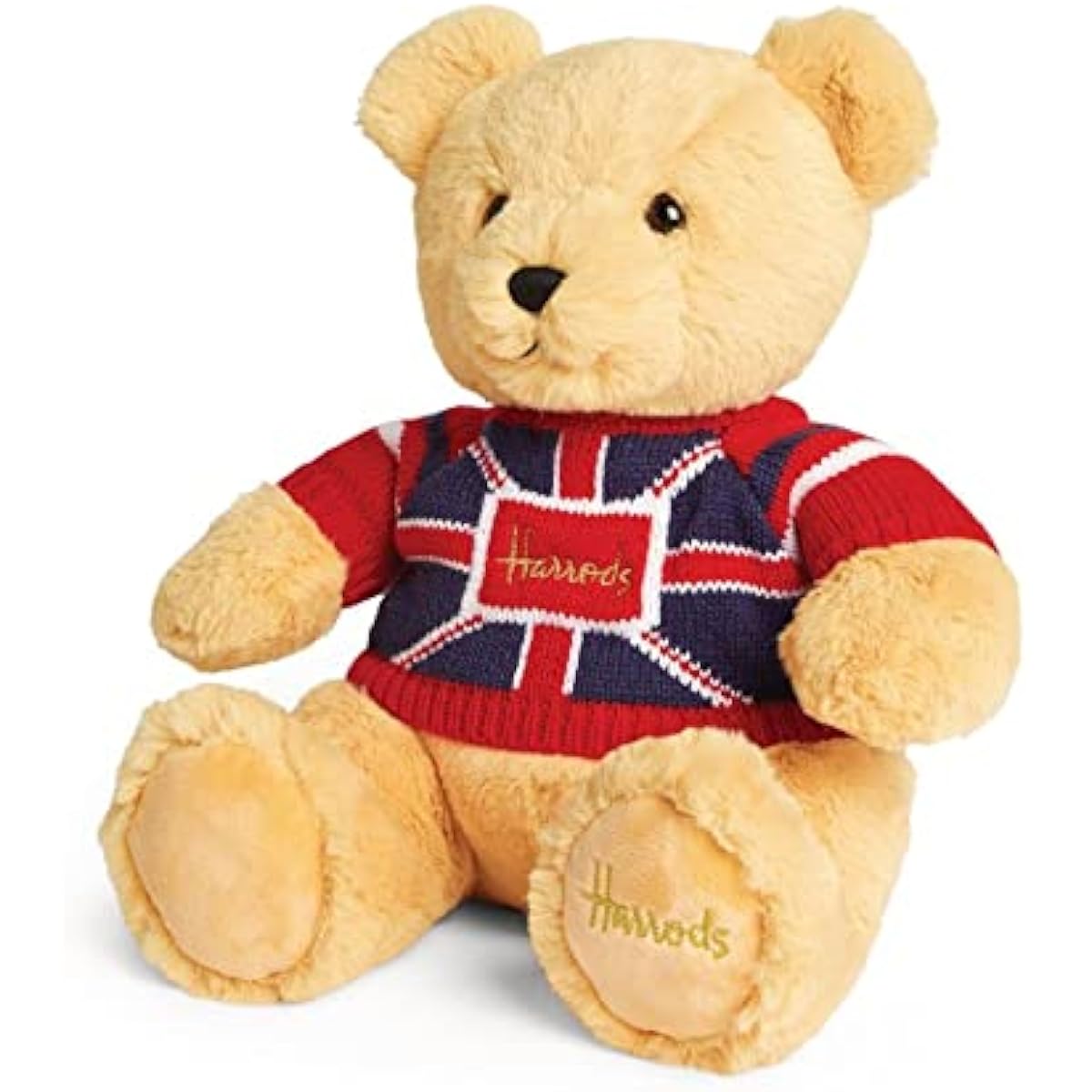 Harrods Union Jack Teddy Bear (30cm) Union Jack Bear Teddy Bear Teddy Bear Stuffed Animal UK [Parallel Import]
