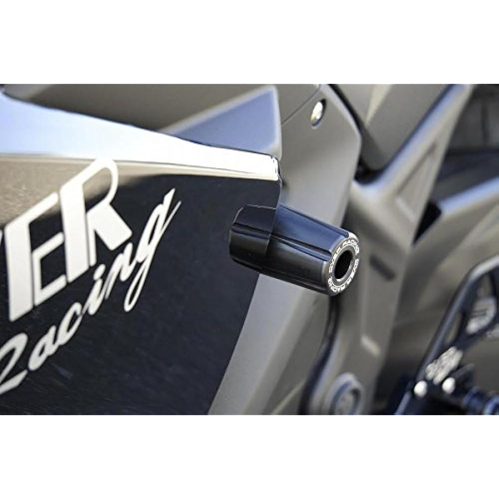 OVERRACING Racing Slider Machined Aluminum Mounting Base Bracket (Alumite Finish) Black YZF-R25/MT-25 59-35-01