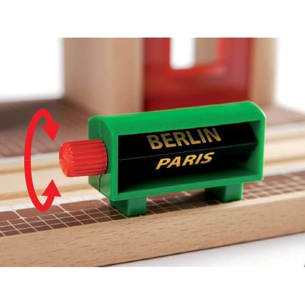BRIO WORLD Record & PlayStation [Station Train Toy Wooden Rail] 33578
