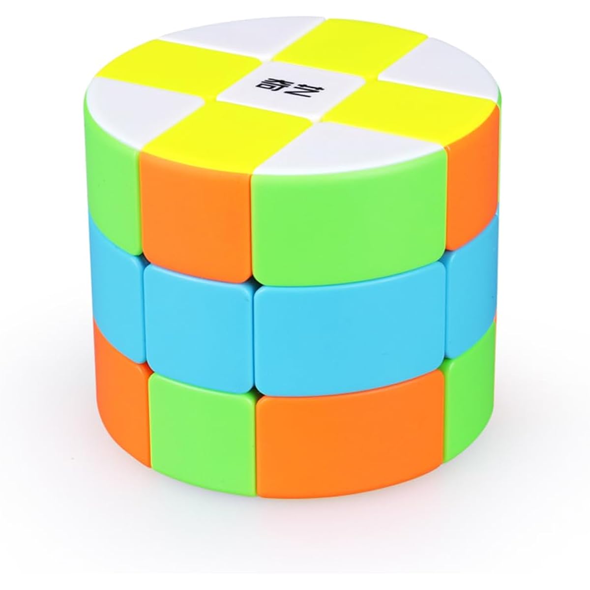 SUN-WAY 3x3 Barrel Cube Round Column 3x3x3 Speed Cube Cylinder 3x3 Magic Cube Brain Teaser Puzzle Cube Toy