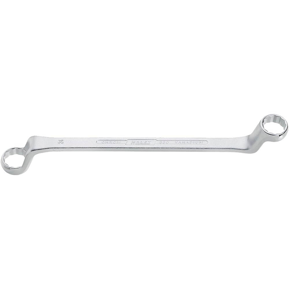 HAZET Double-ended Box Wrench (75 Degree Deep Offset) 24X27mm 63024X27