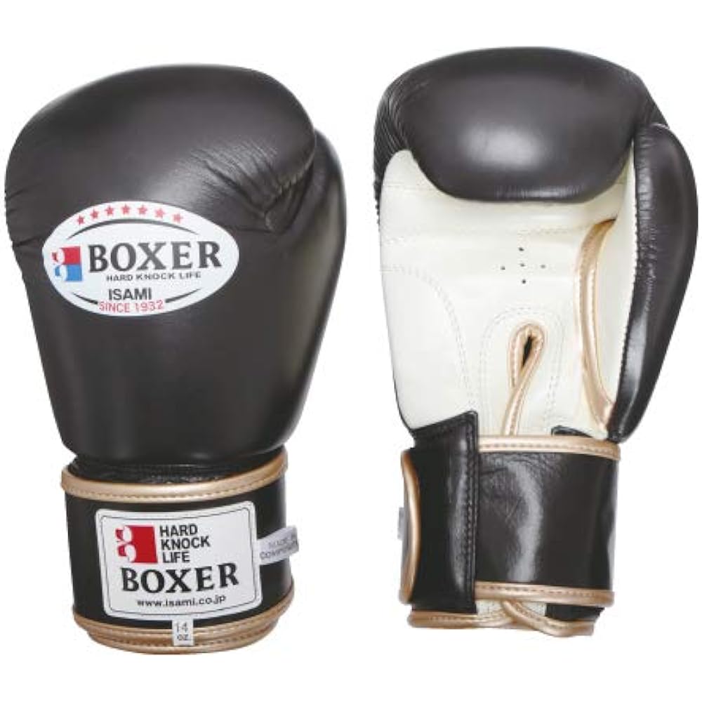 ISAMI BOXER Boxing Gloves Genuine Leather 10oz (TBX-110)