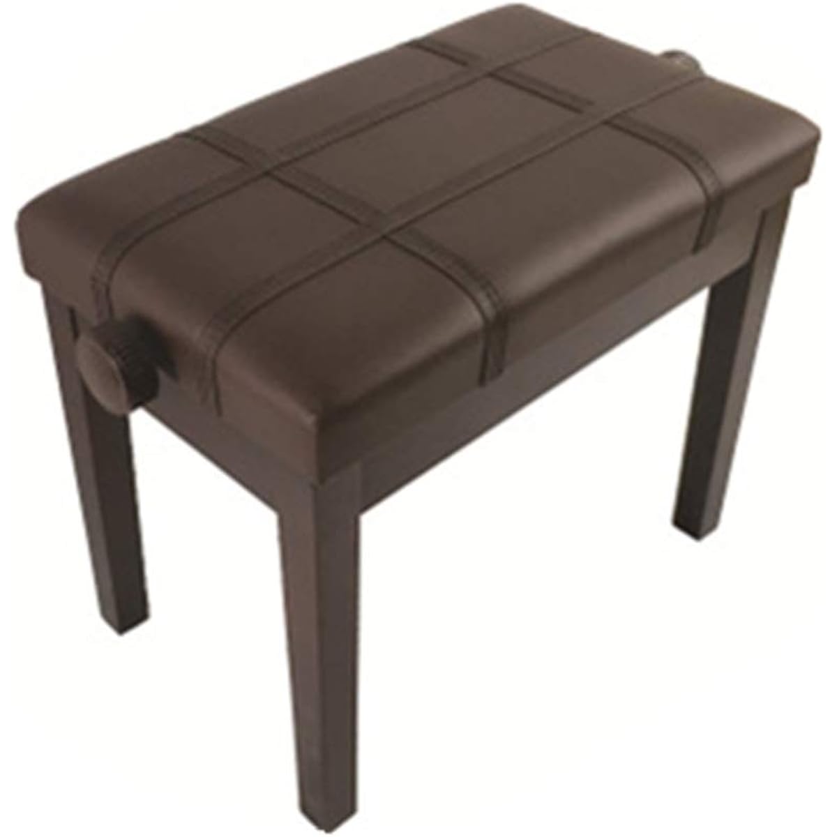 Piano Bench Single Solid Wood Piano Stool Single Adjustable Ergonomic Piano Stool Comfortable Seating Experience (Color : Brown, Size : 63x34x47cm)
