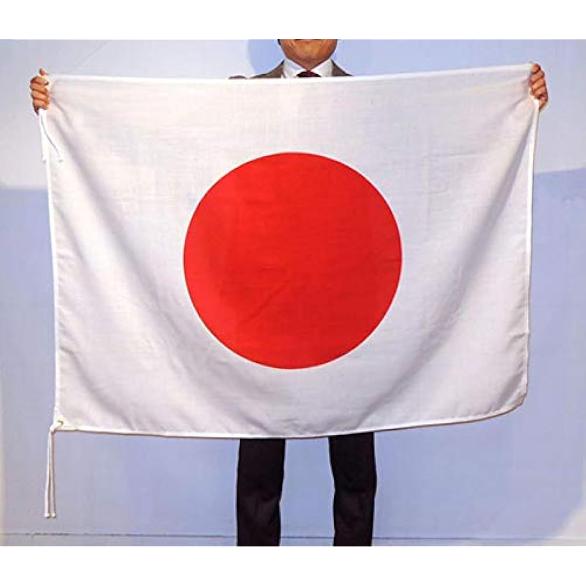 Japanese flag, Hinomaru, Made in Japan, Exlan fabric (100% durable acrylic), H90 x W120cm, with eyelets on top and bottom left