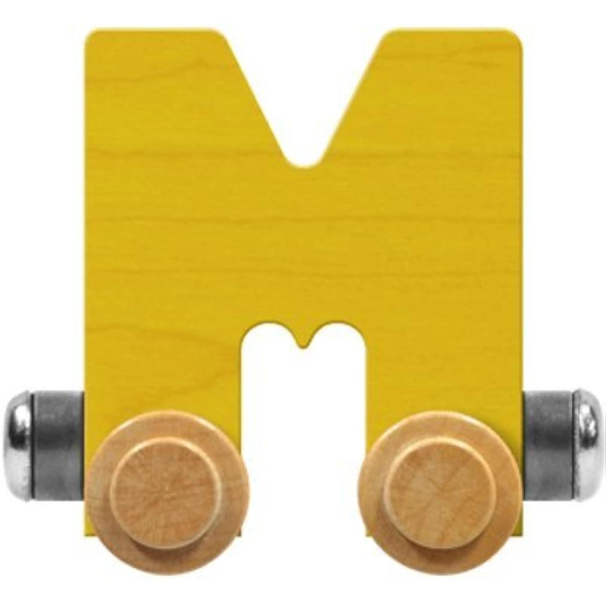 NameTrain Bright Letter Car M - Made in the USA Yellow 10013Y