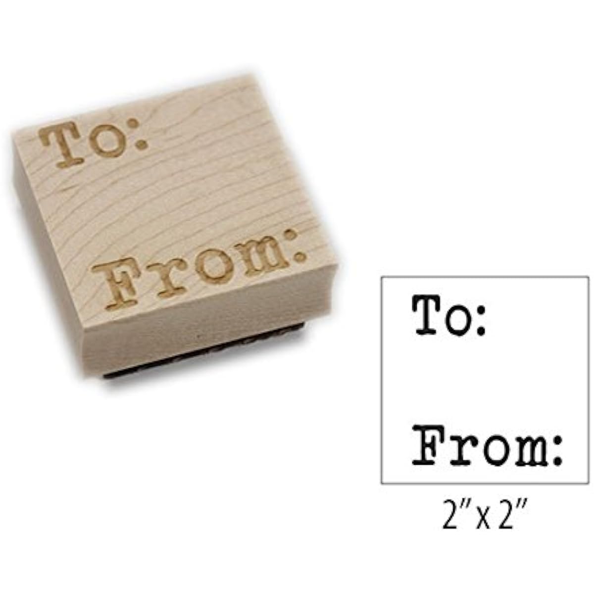 Square Engraving Stamp - Kara (Style 4)