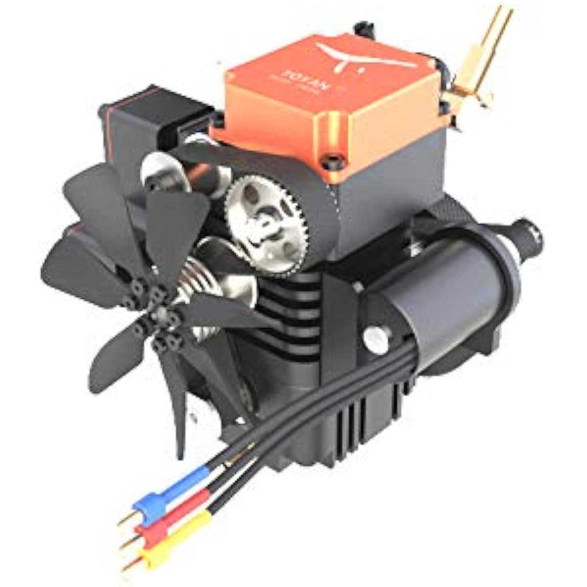 TOYAN FS-S100GA 4-stroke 3.5cc RC air-cooled engine, mixed gasoline version, spark plug, ESC, CDI included, model, mini engine, radio-controlled engine