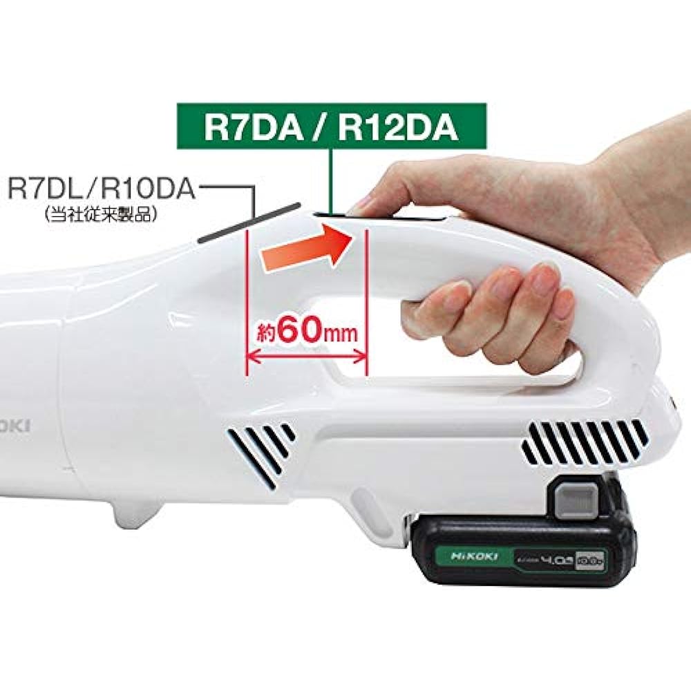 HiKOKI Cordless Cleaner with Storage Battery and AC Adapter R7DA(LC)