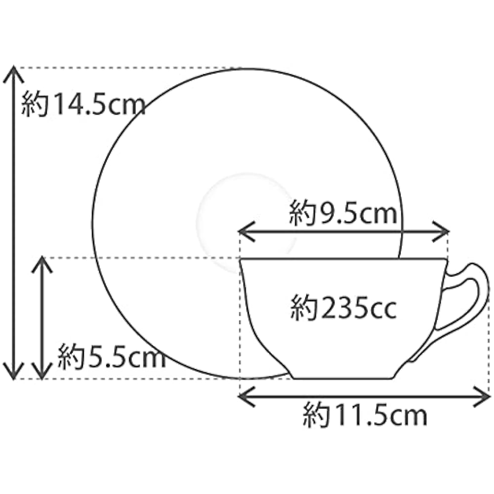 Okura Toen Sakura Series No. 5 "Kissho Sakura" Cup & Saucer 1C/A682-5