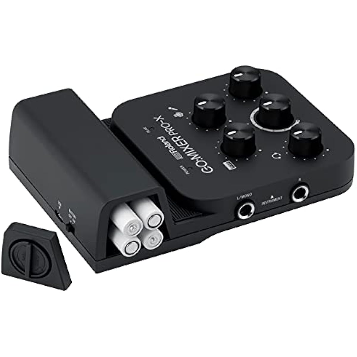 Roland GO:MIXER PRO-X + Dynamic Microphone + Stand Set Small Mixer Audio Interface for Smartphone