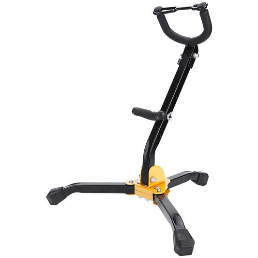 Saxophone Stand, Saxophone Tripod Stand, Foldable Storage, Durable, Rustproof, Easy to Use, Ergonomic, Anti-Slip, Lock Pin. Alto/Tenor/Soprano/Baritone Saxophone, Wind Instrument Accessories, CA