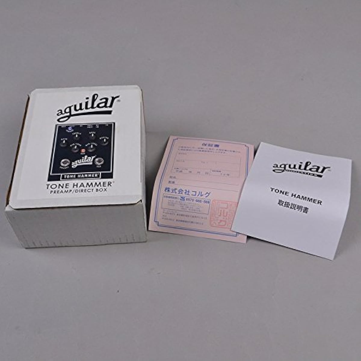 AGUILAR agular stomp box type bass preamp/direct box TONE HAMMER
